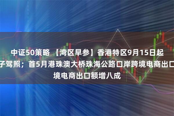 中证50策略 【湾区早参】香港特区9月15日起将引入电子驾照;首5月港珠澳大桥珠海公路口岸跨境电商出口额增八成