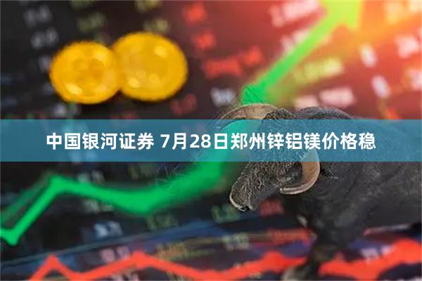 中国银河证券 7月28日郑州锌铝镁价格稳